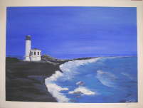 #1041 Lighthouse Cove 40"x30" # Prints $325.00
