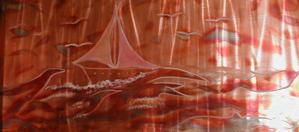 #2040 Sailing Seas 36x18