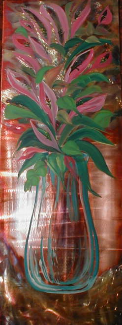 #2044 tropical vase II 12x36