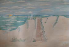                          # 1028 Beach 36x24  SOLD                         $325.00 +S&H