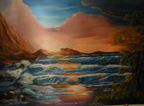 # 1036 36"x24" Tropical Sunrise # Prints $295.00