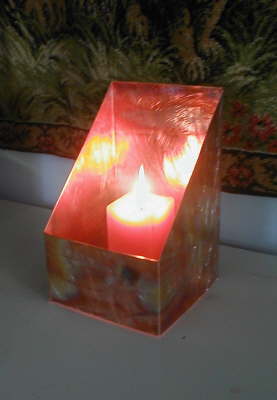 # 3001 copper candle sloped sleeve 5x5x8