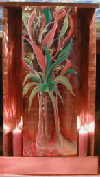 # 4000 Floral in Sconce 21x36